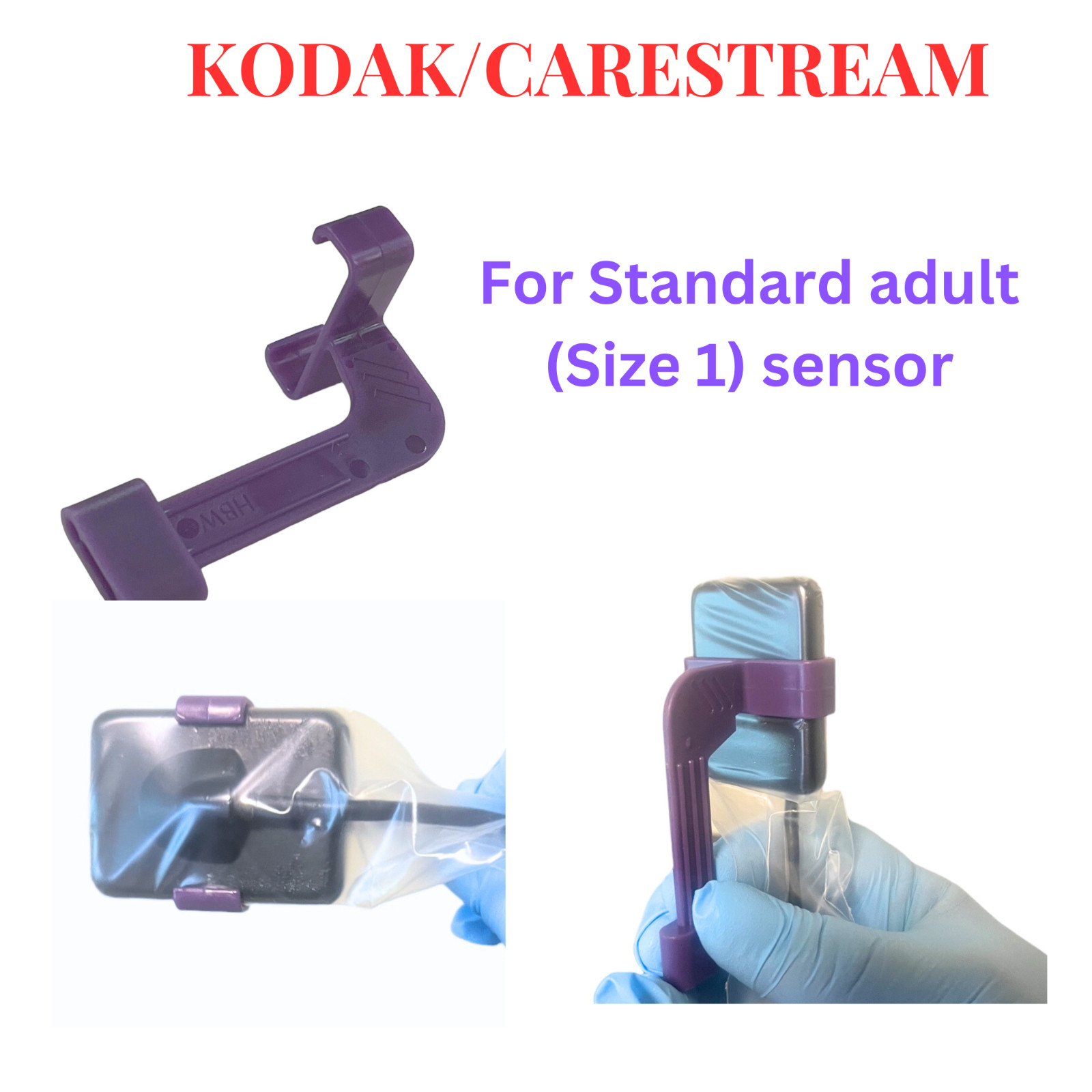 Xcp-ds fit universal sensor holder. Compatible with KODAK/Carestream sensor.