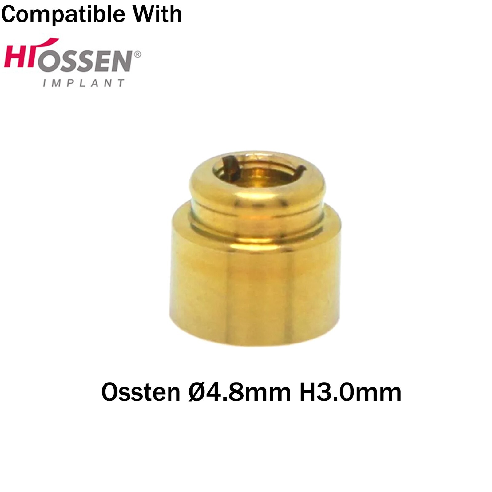 Implant Multi-Unit Locator Abutment ∅4.8mm& Male Caps fits Hiossen Nobel Active