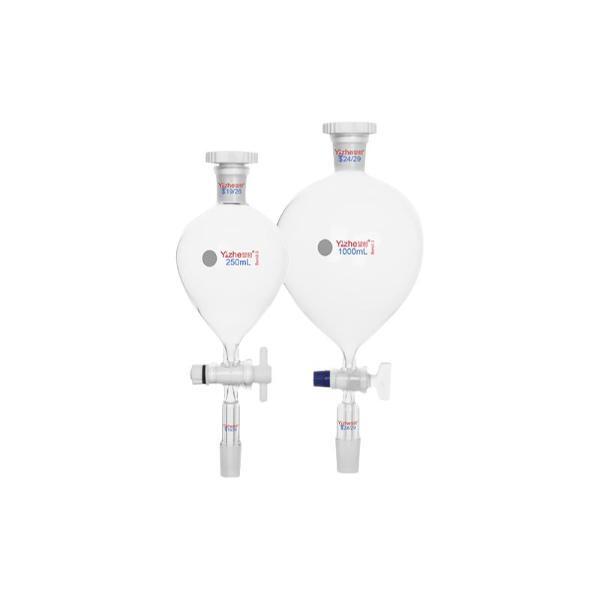 Borosilicate Spherical Separating Funnel 60ml-1000ml Lab Glassware Chemistry
