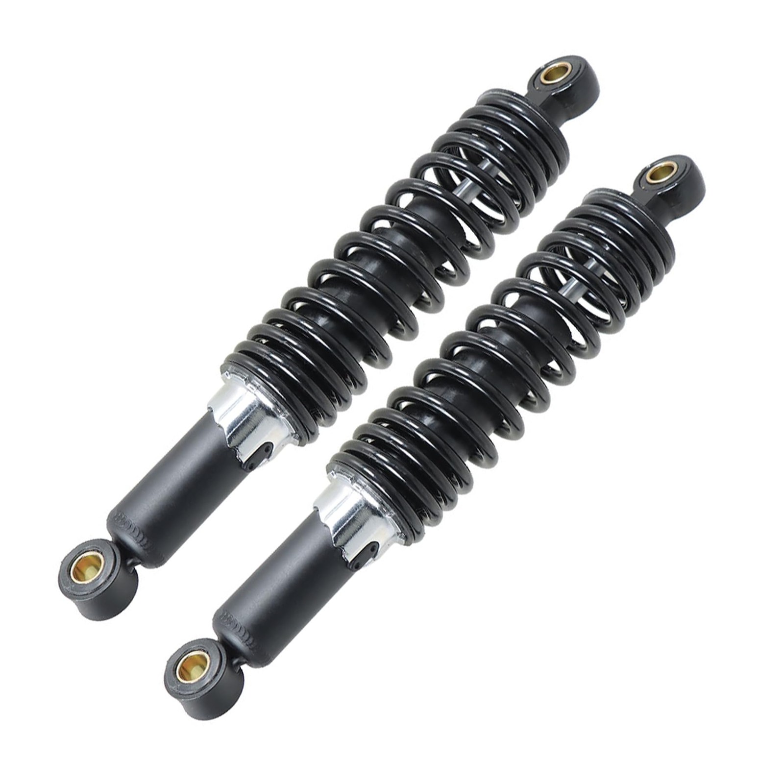 1 Pair 12.5in 320mm Universal Rear Shock Absorbers XL883 Dirt Bike Go Kart Black