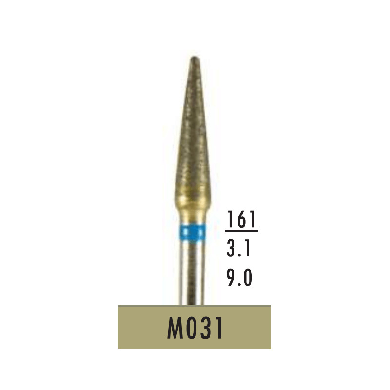 Bomaoer Dental LAB Fully-Sintered Diamond HP bur Coarse Grit M031