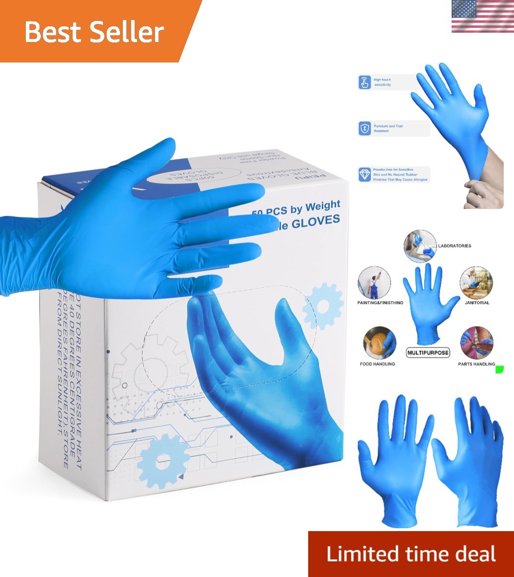 Nitrile Disposable Gloves，Powder Free, Cleaning Service Gloves, Latex Free