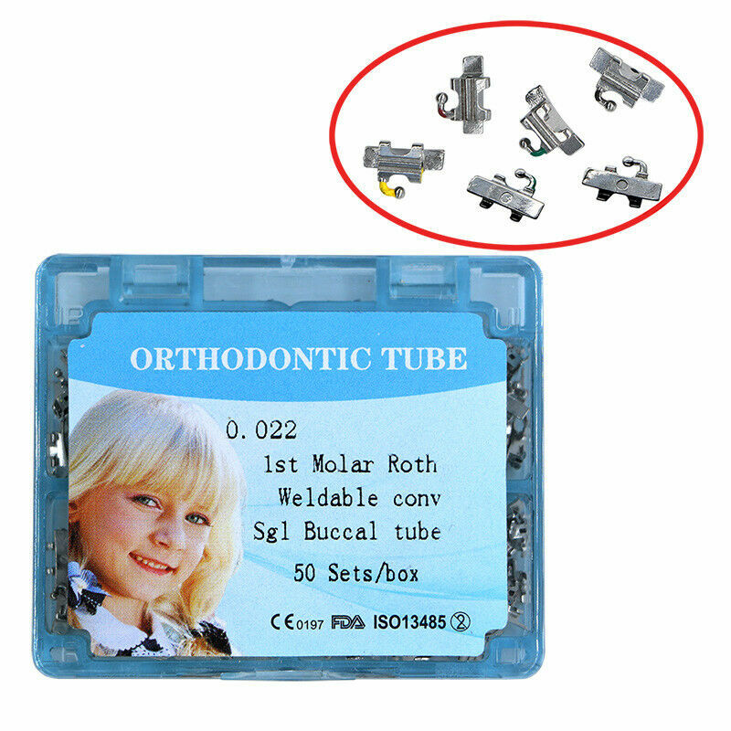 NEW Dental Orthodontic Buccal Tube Roth 0.22 Weldable for 1st Molar