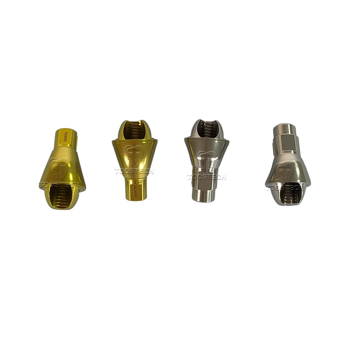 3pcs multi unit angled abutment fits to Straumann ITI NC/RC 17 degree D4.6mm