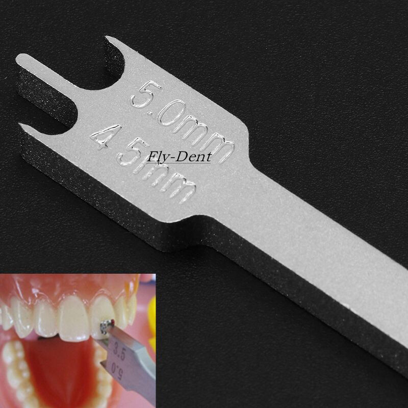 Dental Orthodontic Bracket Positioner Bracket Placement Gauge Locator Instrument
