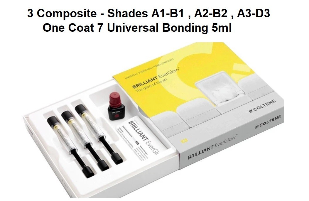 Coltene Dental BRILLIANT EVERGLOW Universal Submicron Hybrid Composite & Bonding