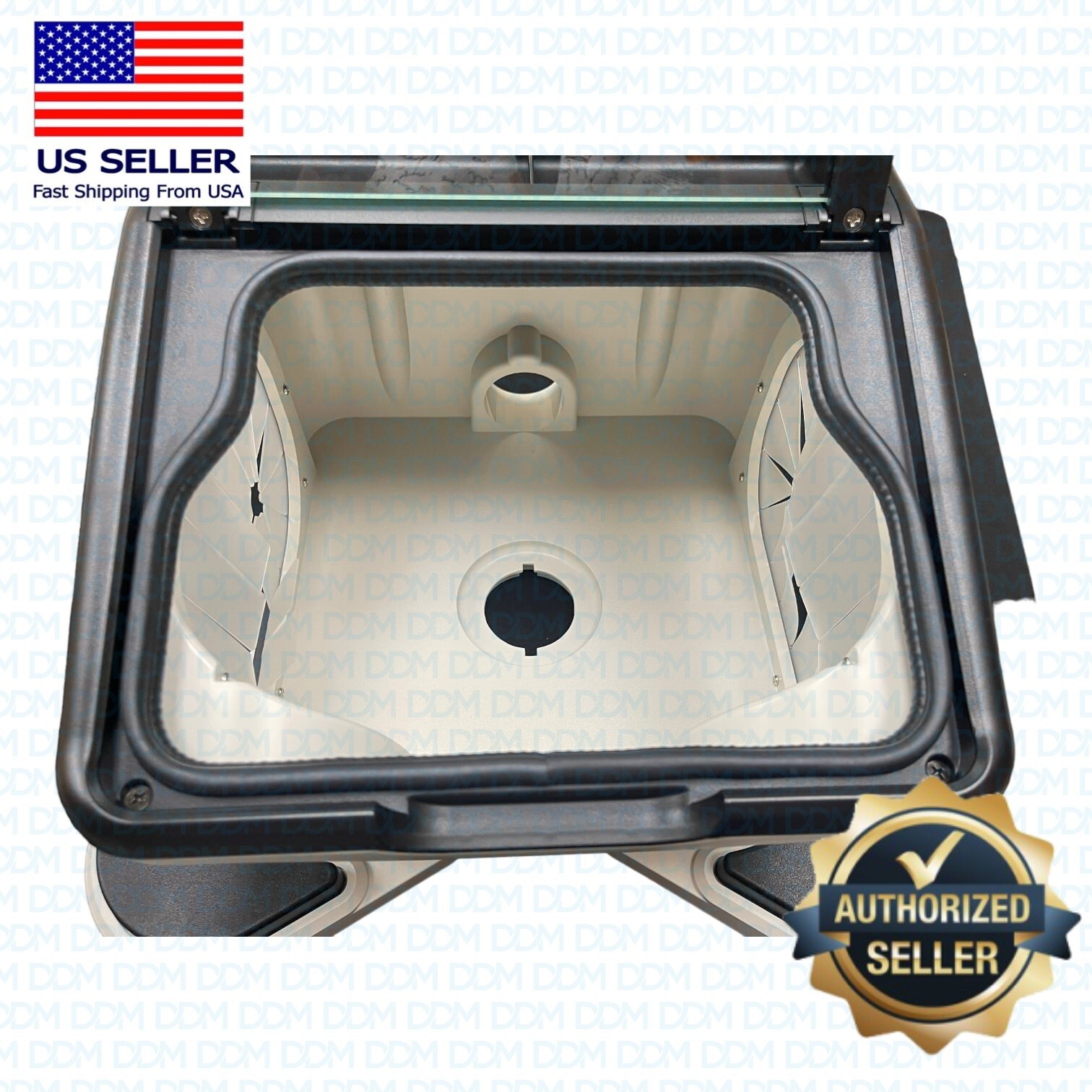 LED Grinding Box for Dust Collector for Dental Lab Compact Ergonomic