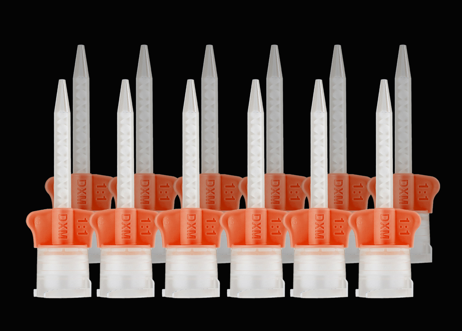 480 pcs 1:1 Ratio Crown & Bridge Dental HP DX-Mixer 48pcs Orange Mixing Tips