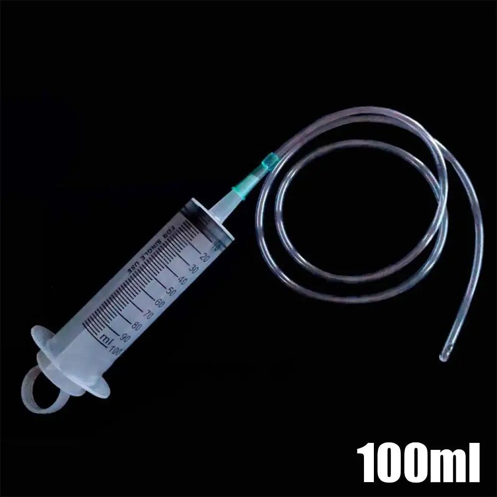 100ml 300ml 500ml Large Capacity Syringe with Hose Oil Pump Pet Feeding Measure