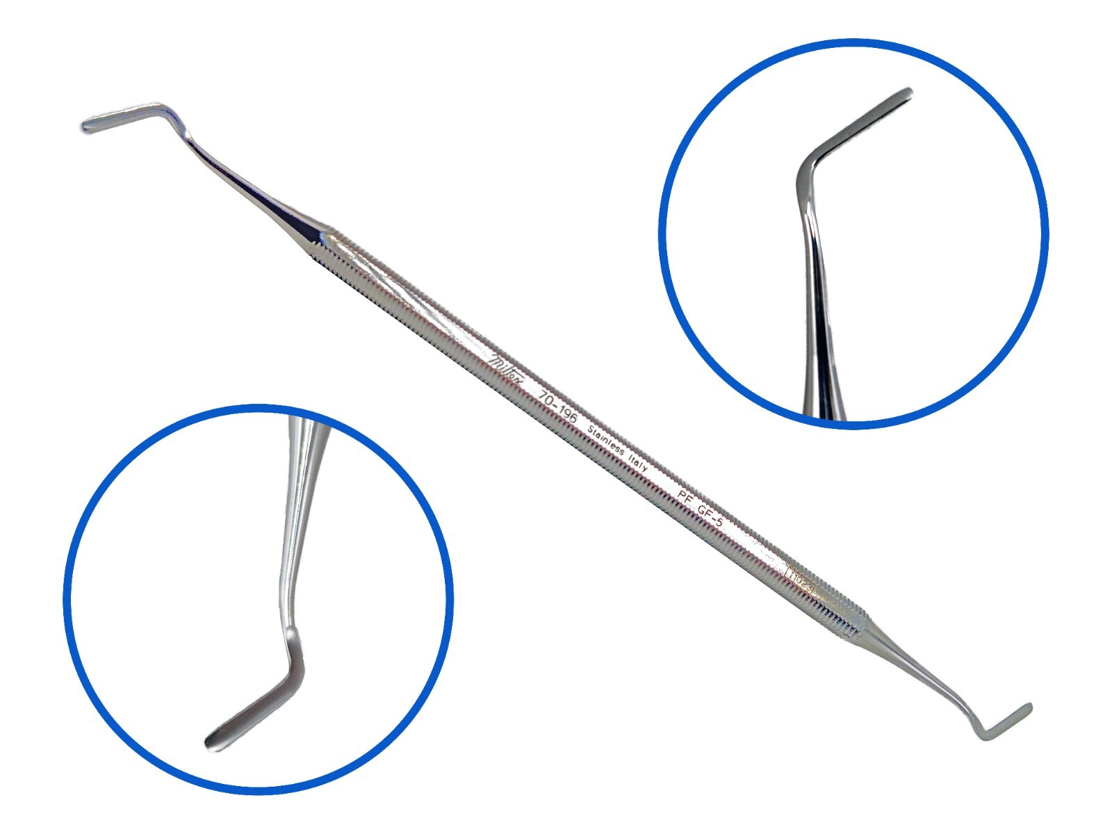 MILTEX Dental plastic Filling Instrument Gregg 4/5 Octagonal Handle DE
