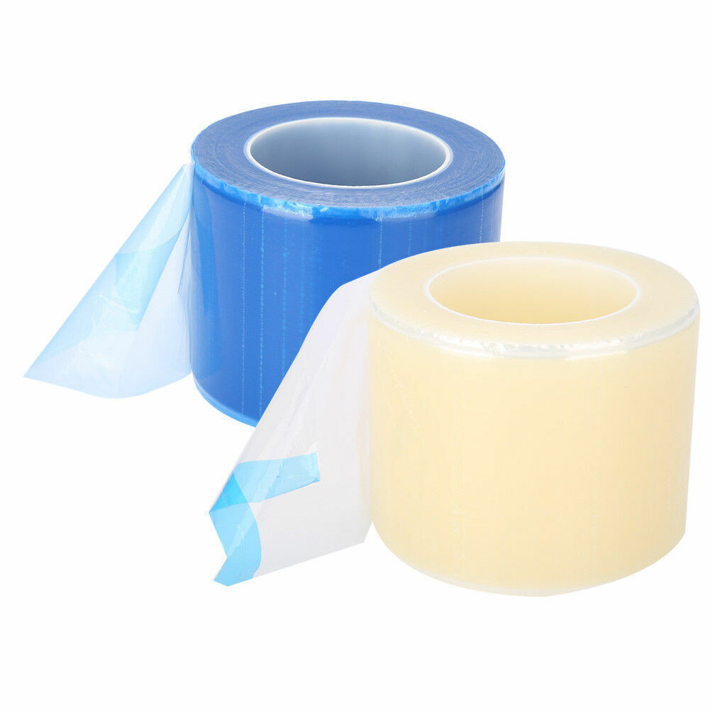 Dental Lab Barrier Plastic Sheets Blue/Clear/Pink Protecting Film Non-Stick Edge