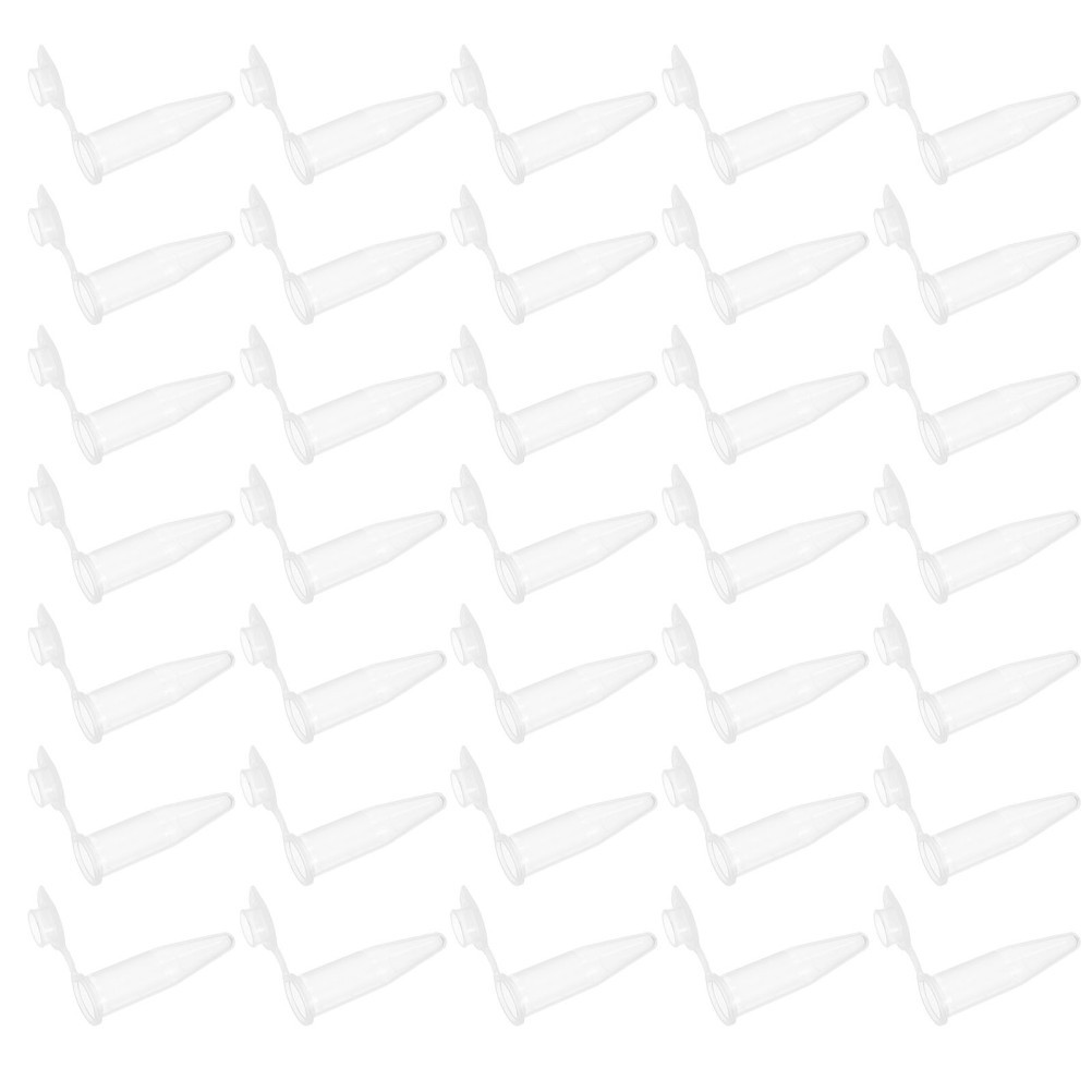 500pcs 1.5ml Microcentrifuge Tubes – Clear Plastic Lab Centrifuge Vials with