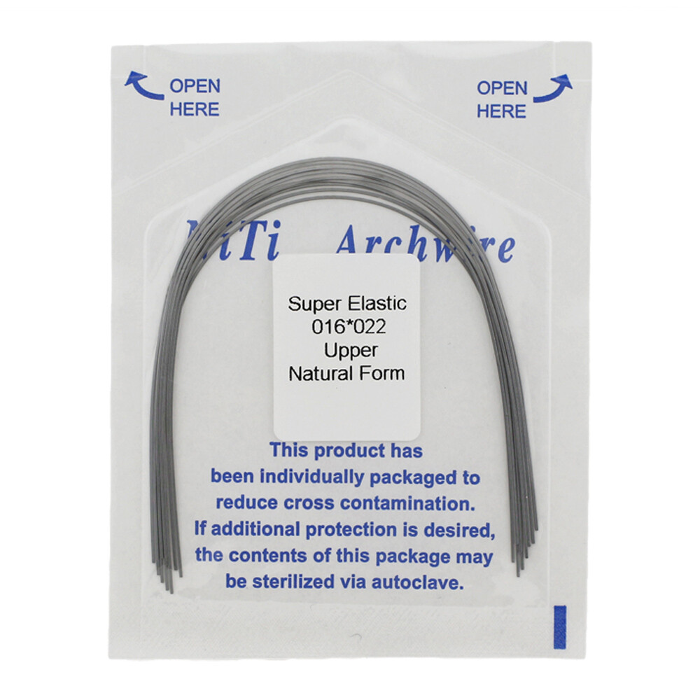 Orthodontic Arch Wire NiTi Stainless Steel Archwires Round Rectangular Natural