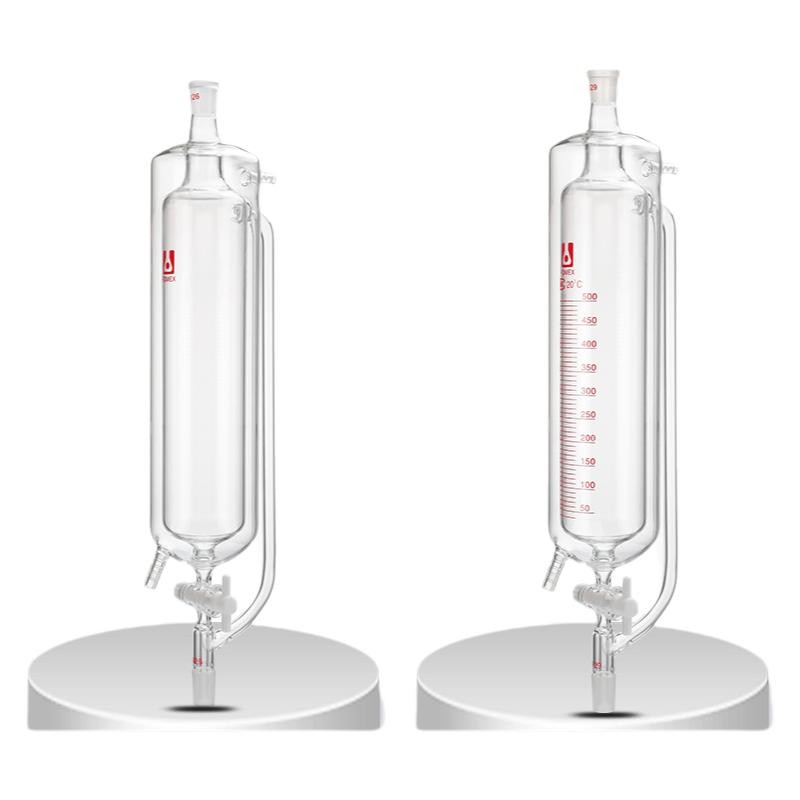 Lab Glassware Double-Jacketed Funnel 25ml-1000ml Constant Pressure Supply