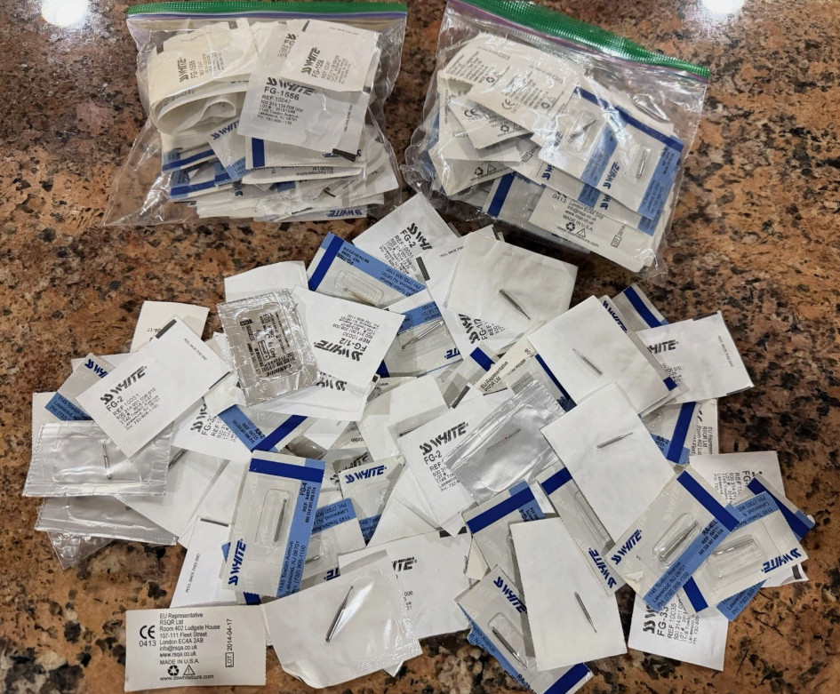 New High Speed Slow Speed Various Dental Burs Lot 150+