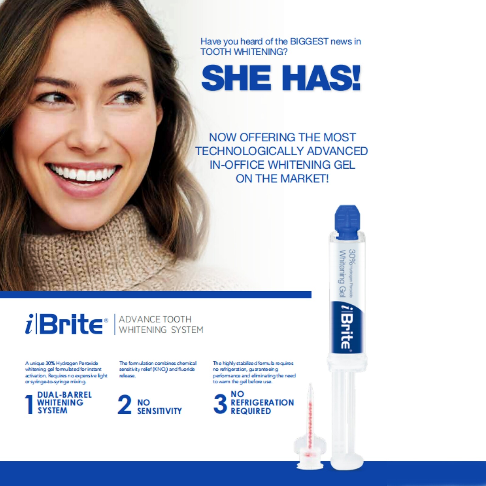 iBrite Automix Chairside Teeth Whitening System 1/5-patient Kit Gel-Type