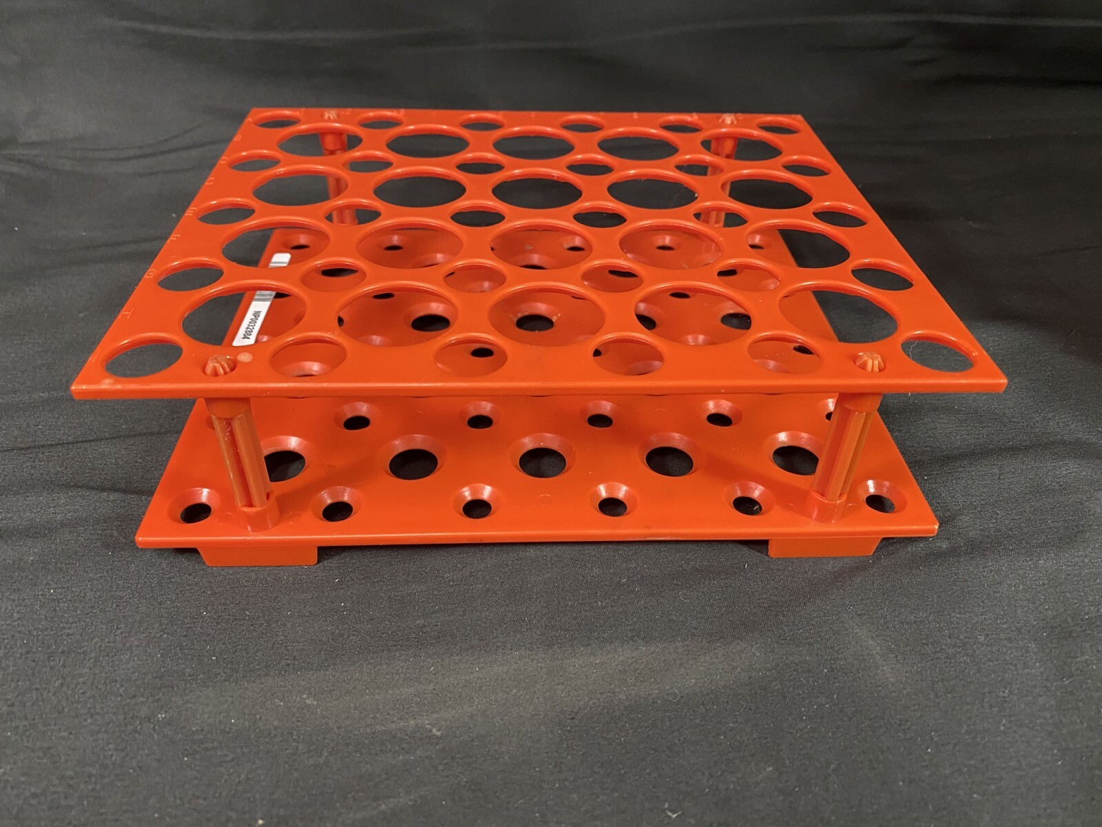 GLOBE SCIENTIFIC 15 & 50mL Orange Centrifuge Tube Rack 50 Places 456930