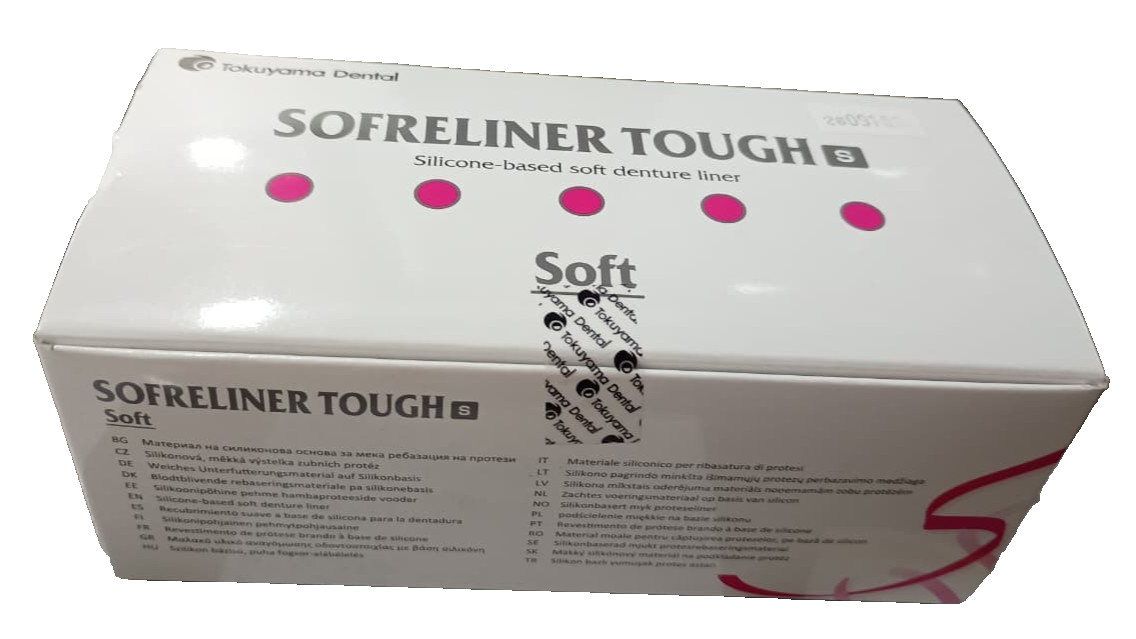 Tokuyama Sofreliner Tough Silicone Based Soft Denture Liner Chairside Reline
