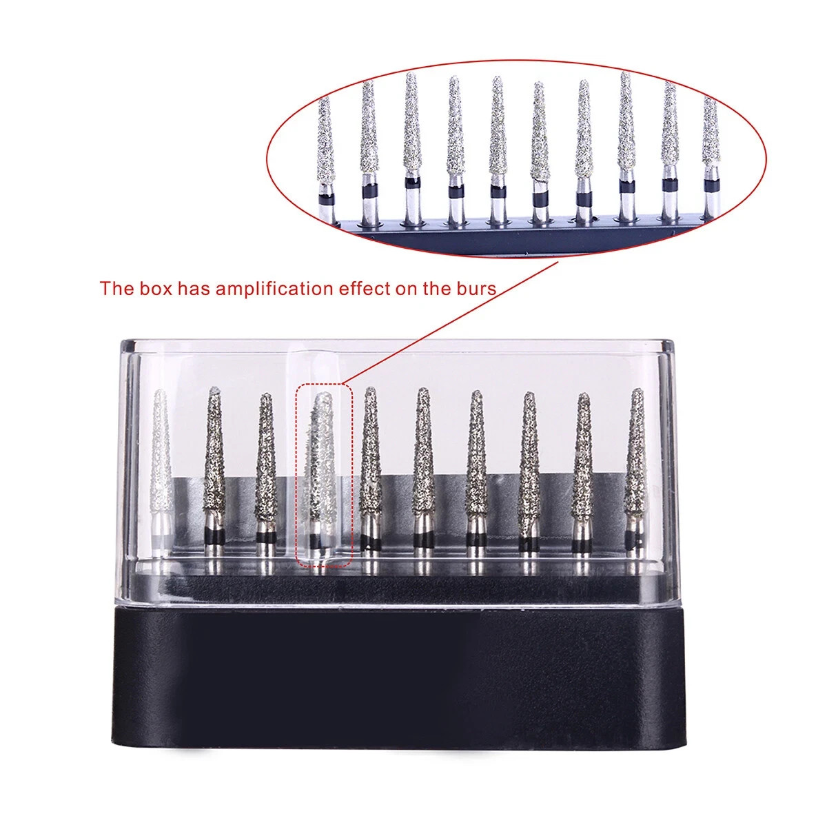 20 Models High Speed Handpiece Diamond Burs Super Coarse Type Drills 10 Pcs/Pack