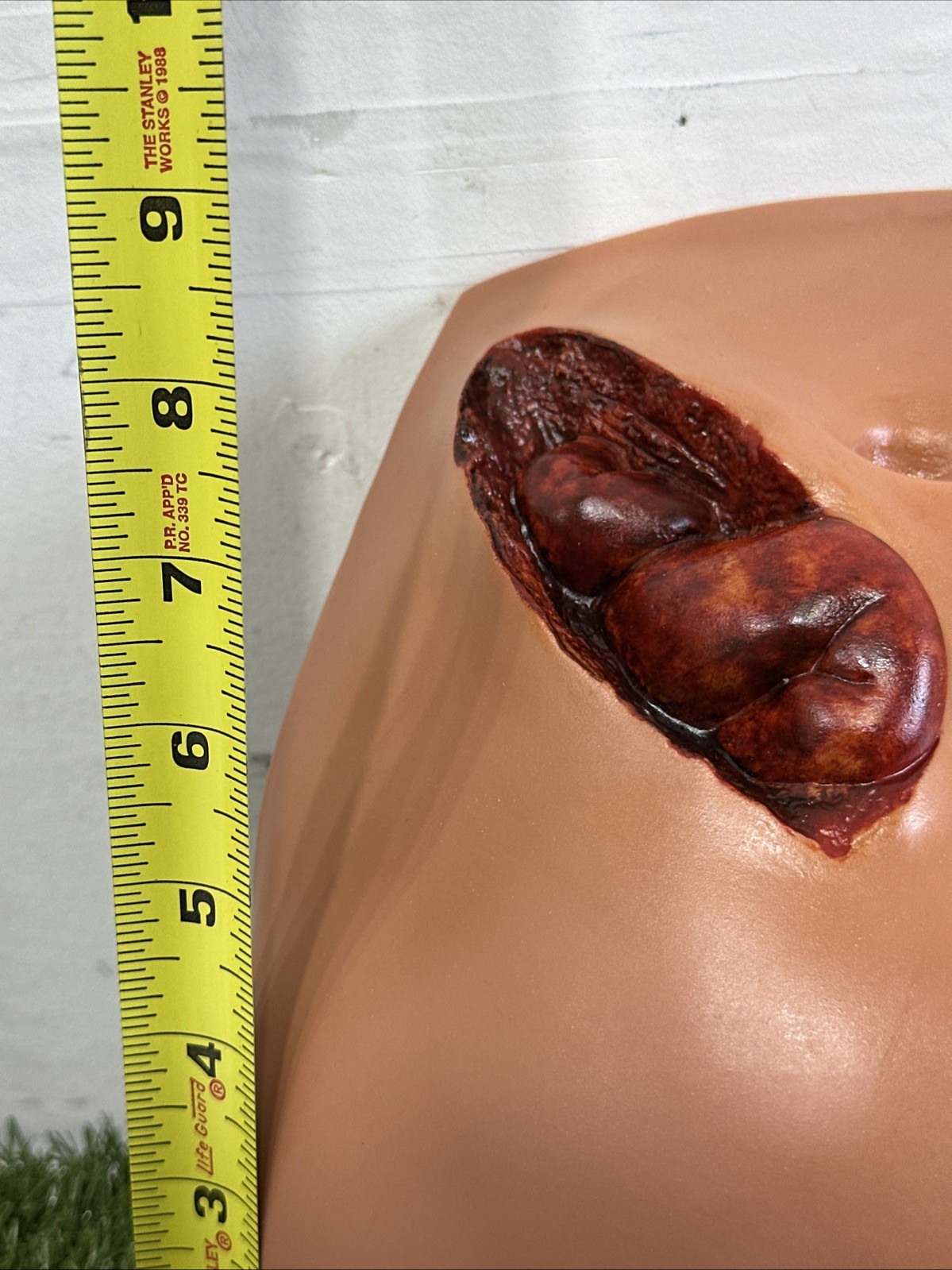 Abdominal Wound Training Model Exposed Organ Trauma Simulation for Medical Educa