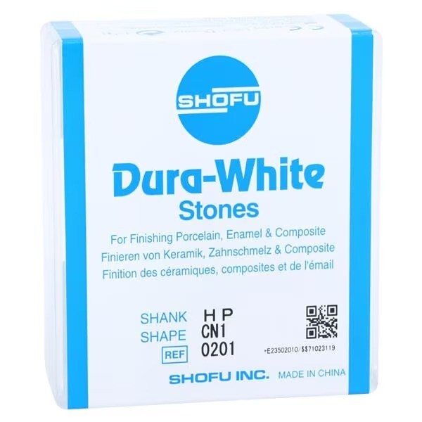 Shofu Dura-White Mounted Stones White HP/CN1 -0201