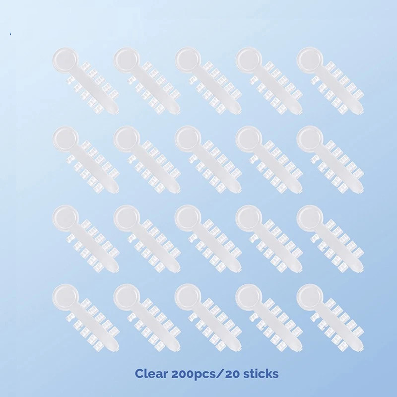200pcs Dental Orthodontic Rotation Wedges Rubber High Elastic Rotary Pads