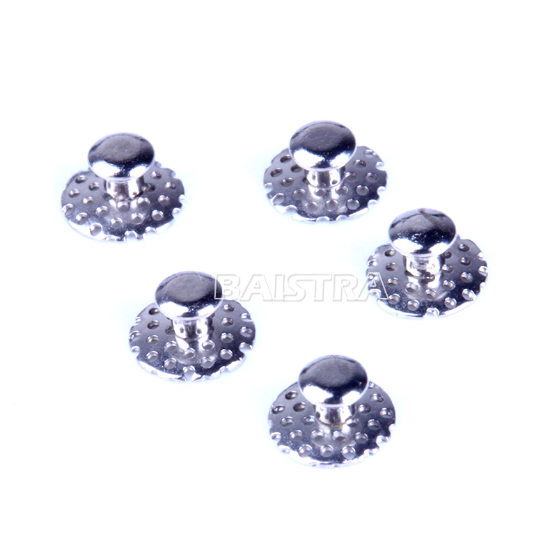 AZDENT Denal Orthodontic TOMY Round Perforated Hollow Lingual Buttons with Holes