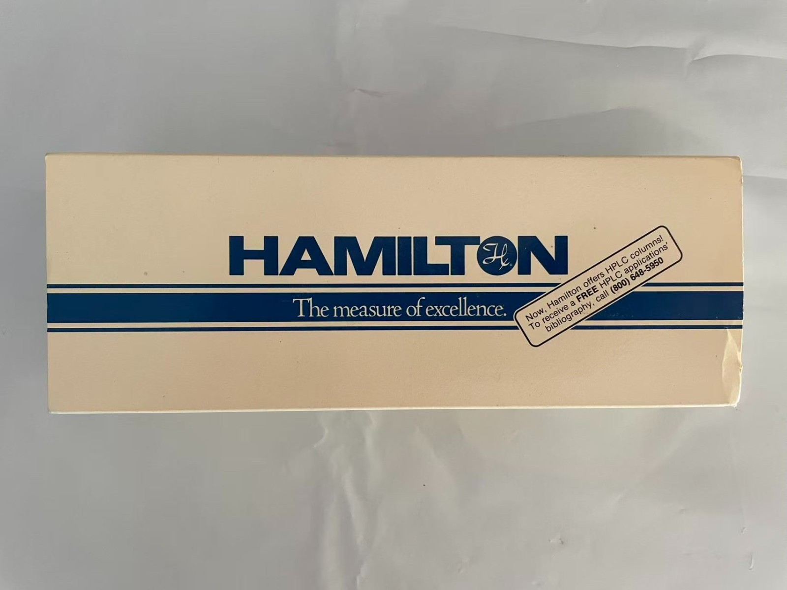 Hamilton 81420 1002 2.5 mL Gastight Instrument Syringe PTFE Luer Lock (TLL)