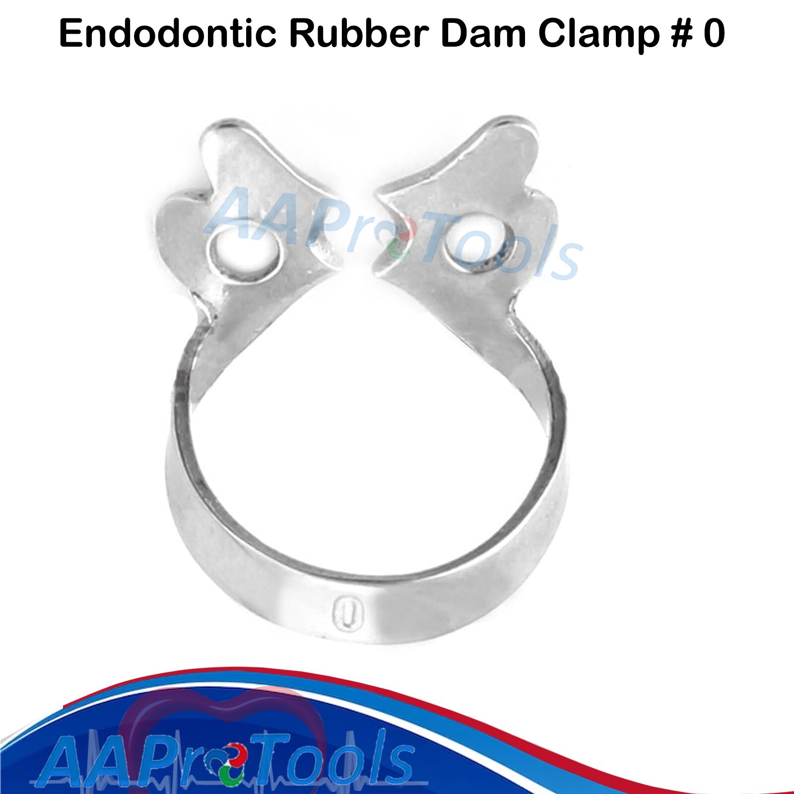 AA Pro: 3 PC Endodontic Rubber Dam Clamp #0 Surgical Dental Instruments
