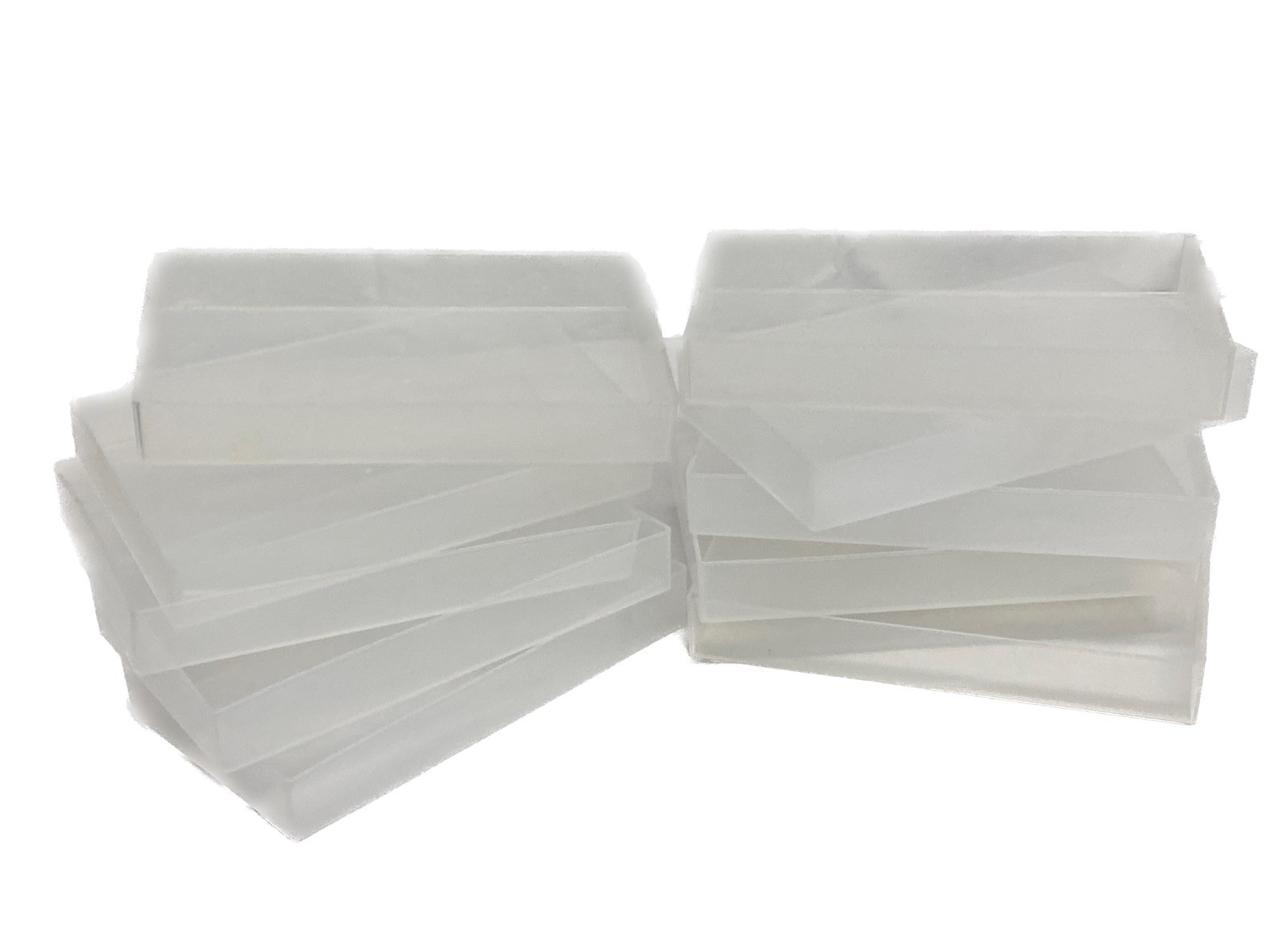 (10) Laboratory Clear PP Microtube Rack Lid for 96-Place Reversible Flipper Rack