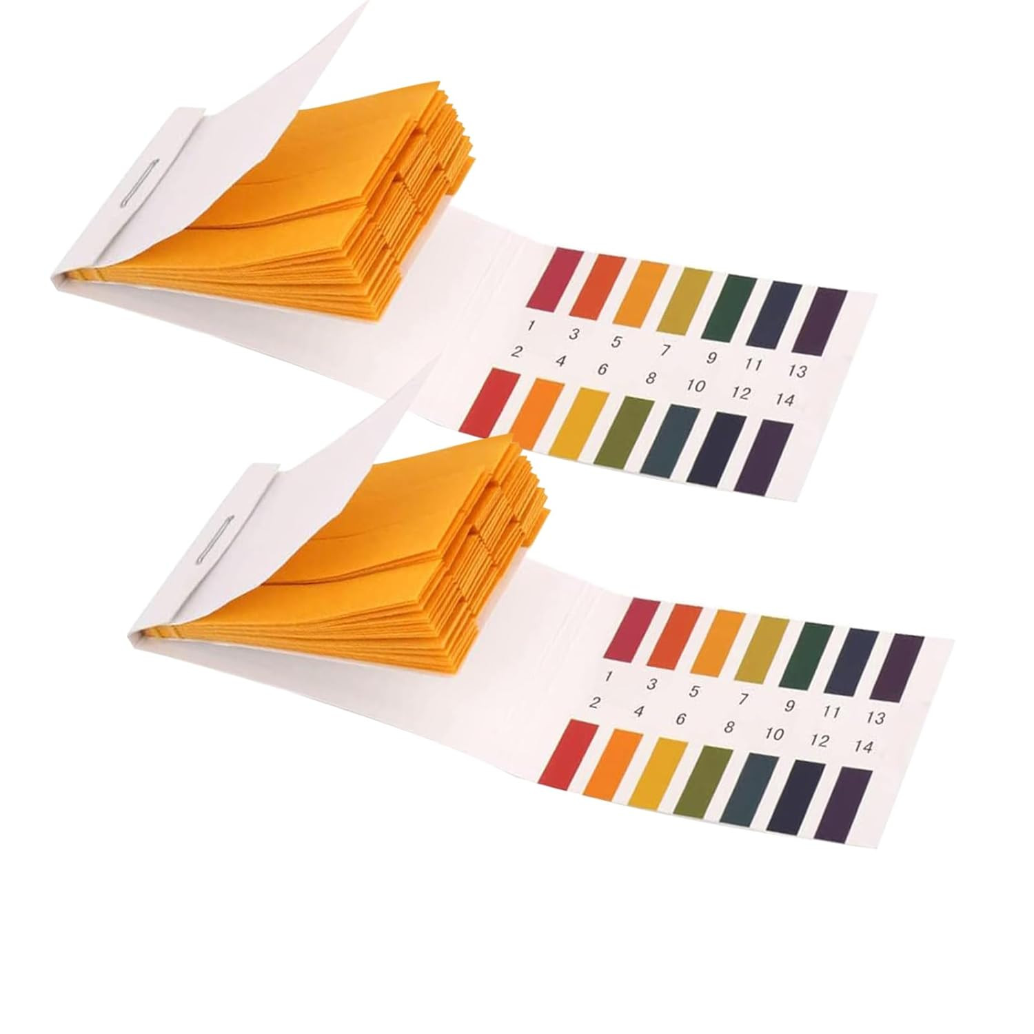 2 Pack pH Test Strips 160 Ct Universal Litmus Paper 1-14 Water Soil Soap Testing