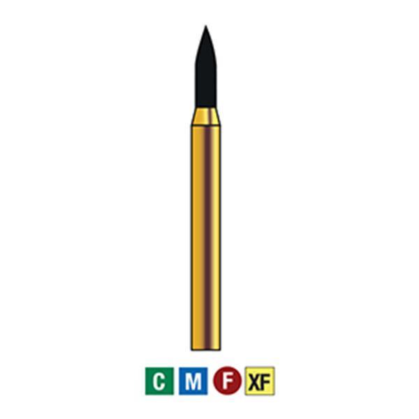 247-016 | Reusable Gold Diamond Bur Flame Needle Shaped