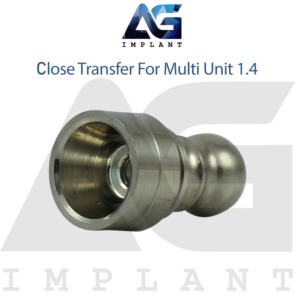 5 Impression Coping Transfer For Multi Unit 1.4 Abutment-Closed Tray With Screw