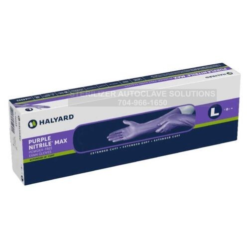 BOX of 50 LARGE Halyard PURPLE NITRILE* MAX Exam Gloves 44994