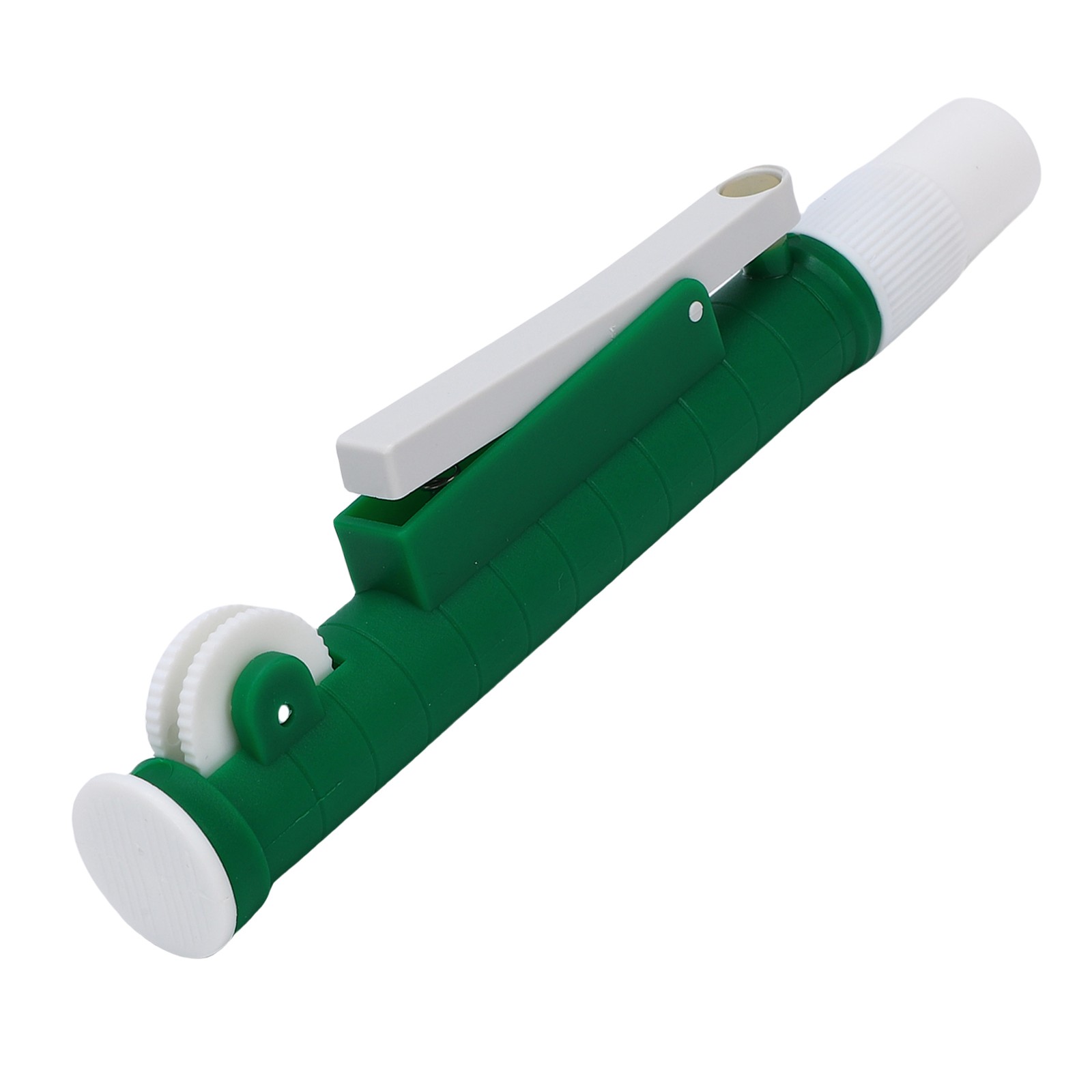 Green 10ml Manual Pipette Controller For Accurate Liquid Handling With Plastic