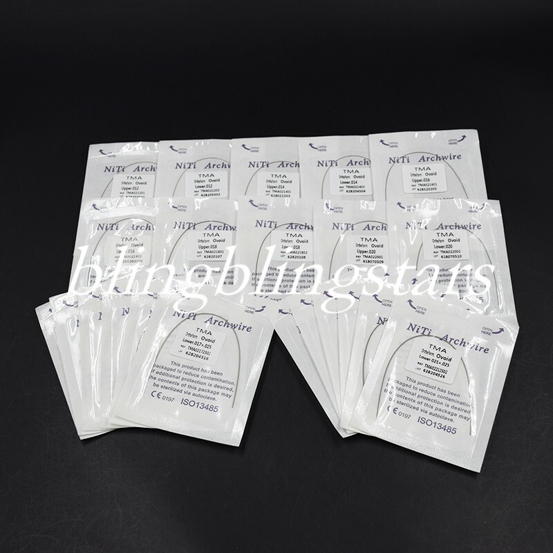1 Pc/Pack Dental Orthodontic Rectangular Arch Wire Titanium TMA Molybdenum Alloy