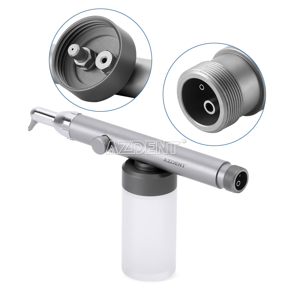 Dental Aluminum Oxide Micro Blaster Alumina Sandblasting Gun & Water System 4/2H