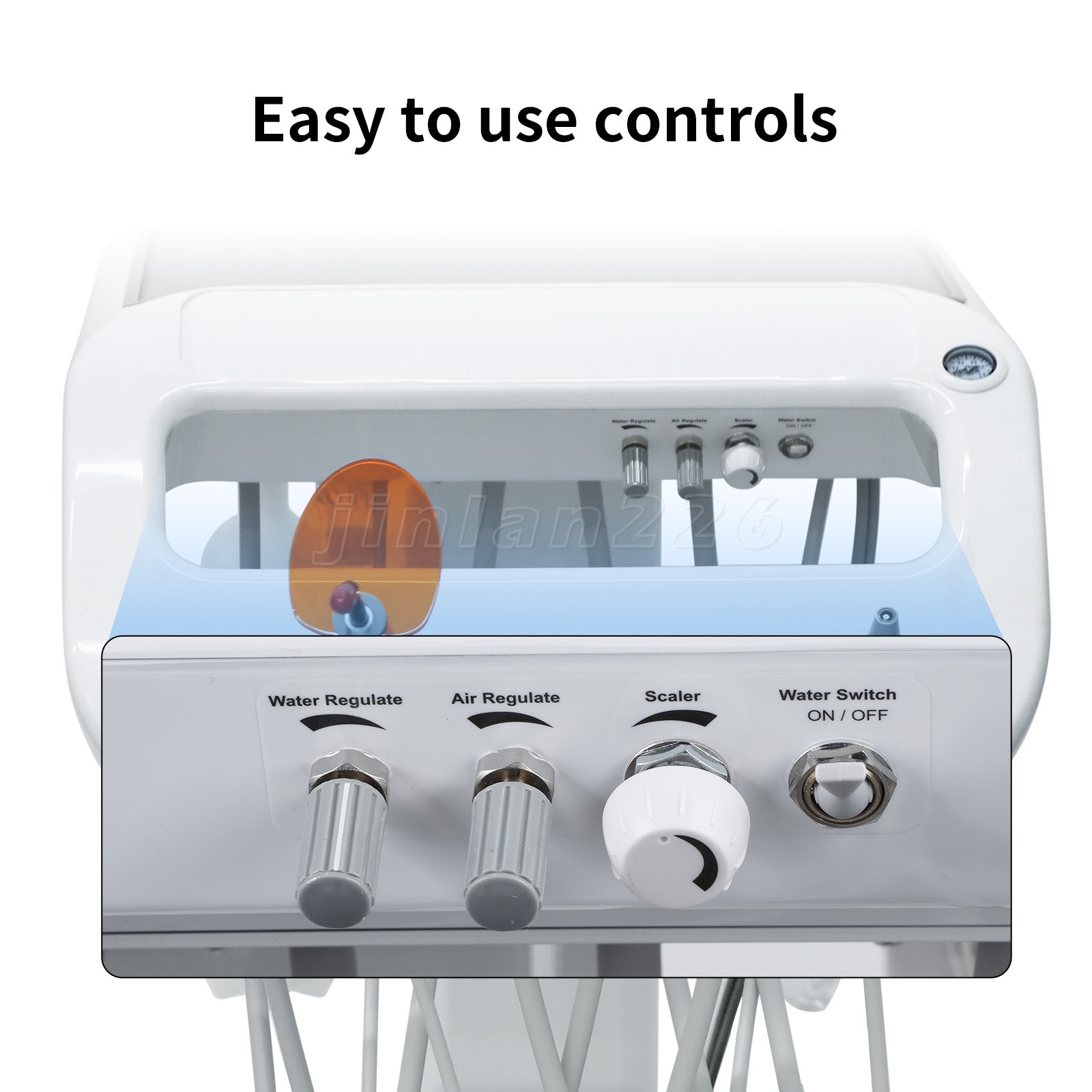 Portable Mobile Dental Delivery Unit System Air Compressor Strong suction FDA&CE