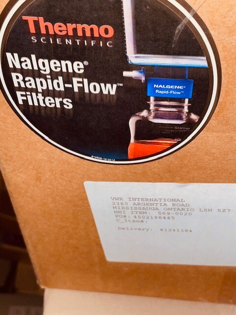 THERMO SCIENTIFIC NALGENE 500ML RAPID FLOW FILTER UNIT 90MM 569-0020