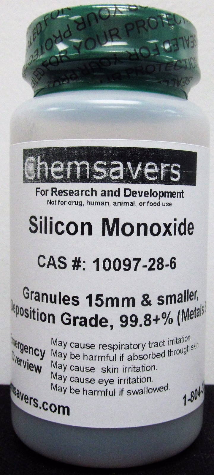 Silicon Monoxide, Granules 15mm & smaller, 99.8+% (Metals Basis), 25g