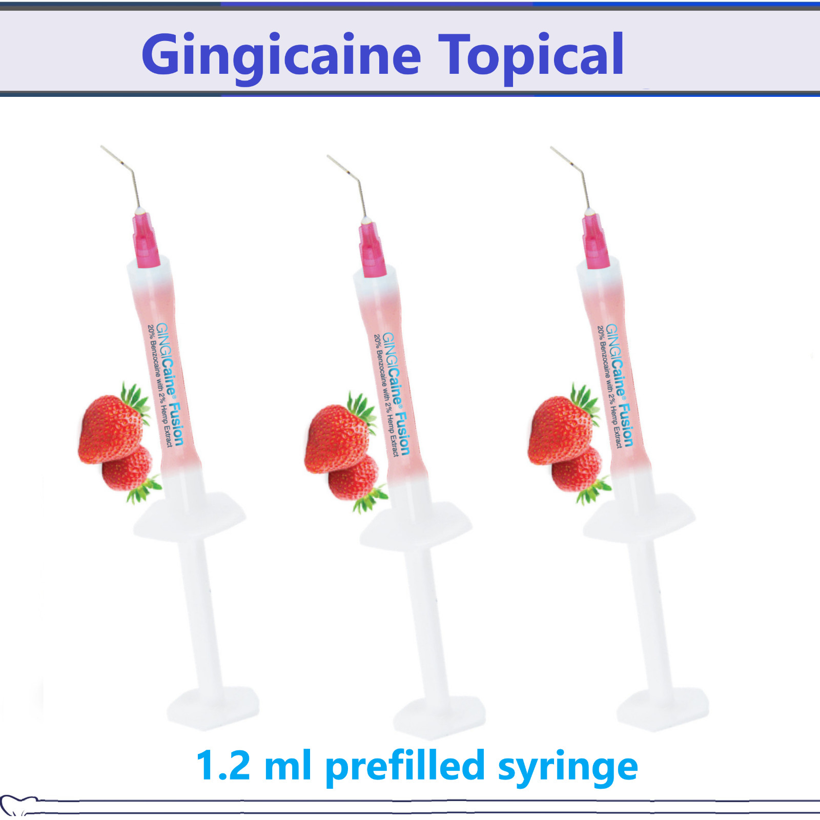 Dental Gingicaine Topical Anesthetic Gel in Syringe USA, Prefilled Syr Exp 11/27
