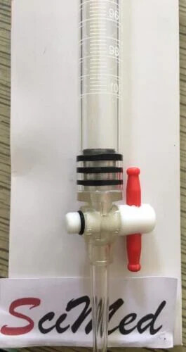 100 ml Burette CYLINDER HEAD CC KIT Poly-methyl acrylate Plastic USA SELLER