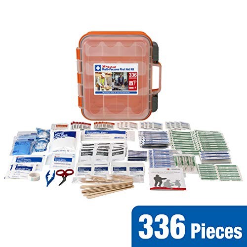 24/7 First Aid 336 Piece OSHA Compliant First Aid Kit for Business, Home, Car