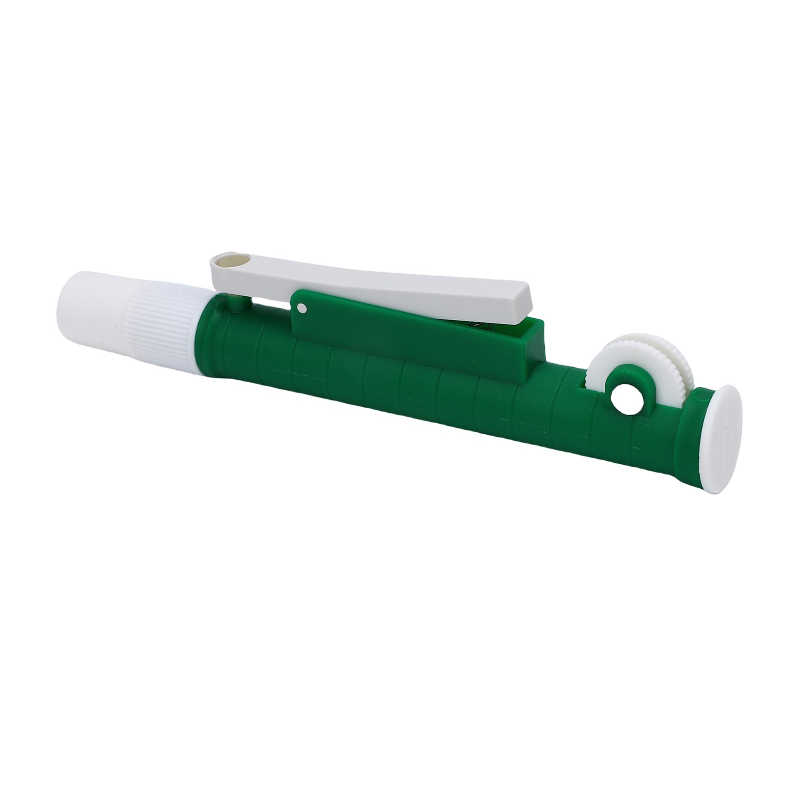 Green 10ml Manual Pipette Controller For Accurate Liquid Handling With Plastic