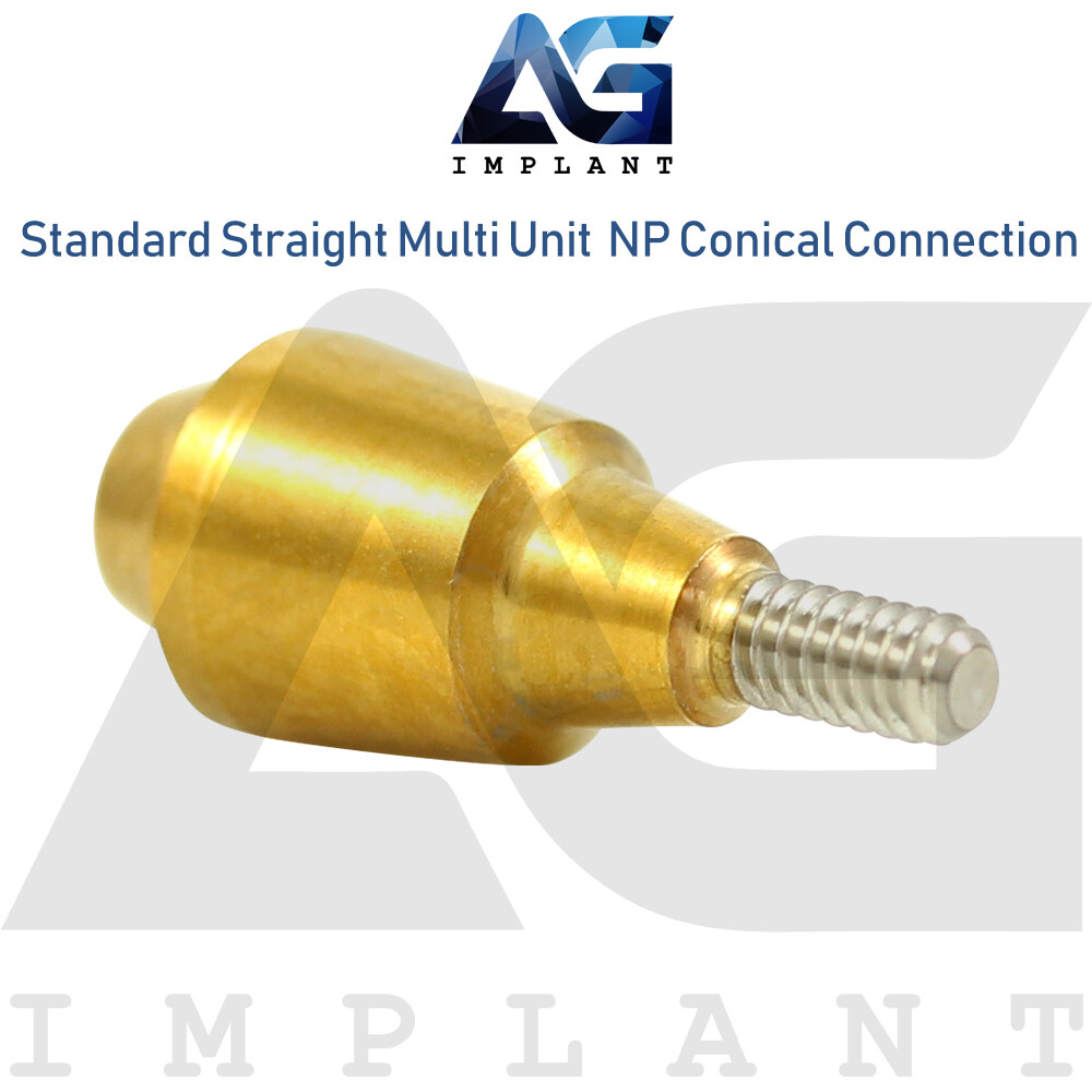 10 Standard Multi Unit Prosthetic System Conical Connection NP Plastic Set