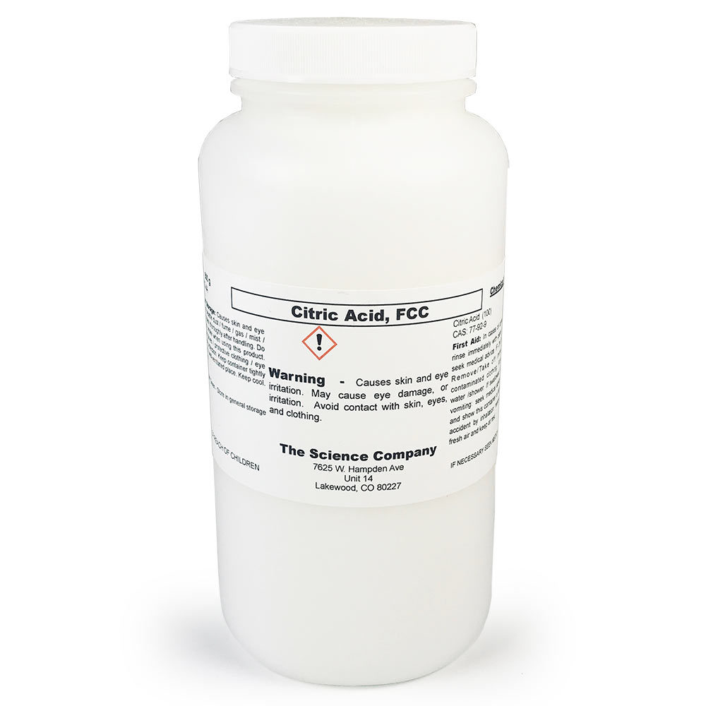 Citric Acid, Food Grade, 500g, Candy, Bath Bombs, Rust Removal