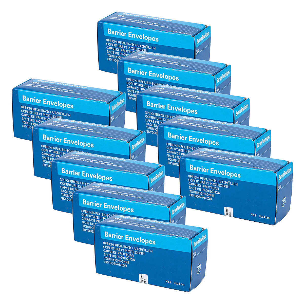 Size 2 Dental Digital X-Ray ScanX Barrier Envelopes for Phosphor Plate 300/pack