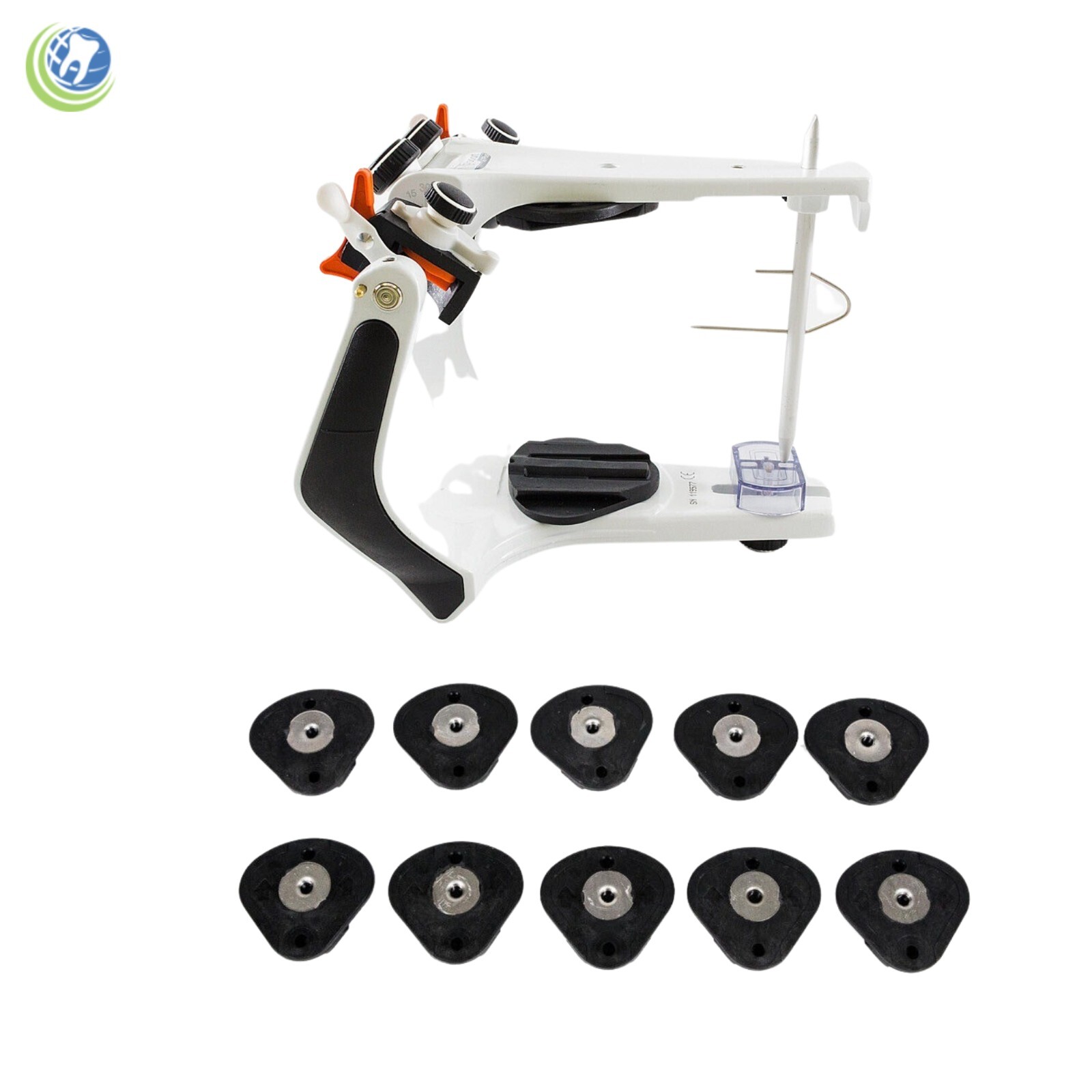 Bioart A7-Plus Semi-Adjustable Lab Articulator with Case & 10 Mounting Plates