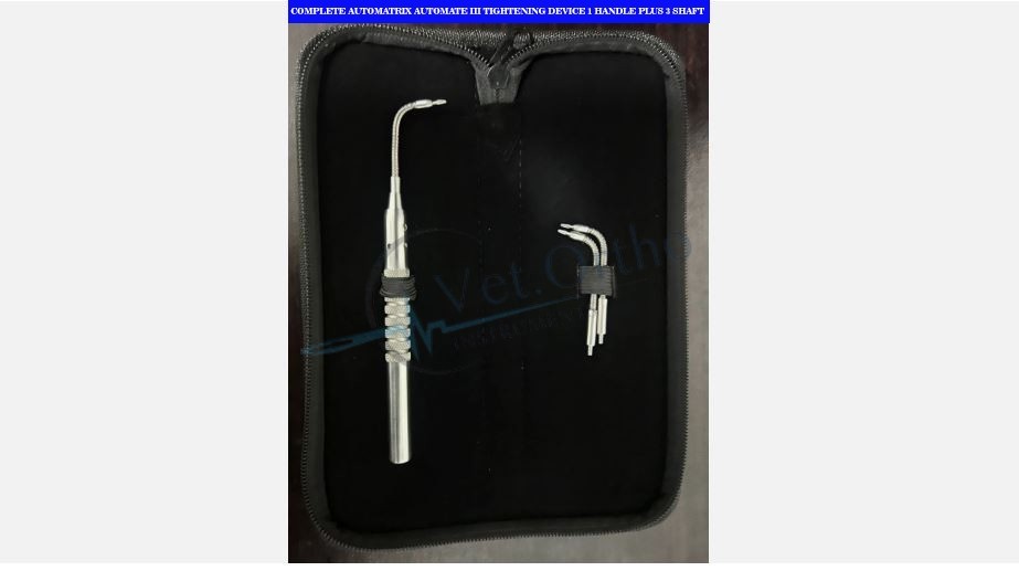 COMPLETE AUTOMATRIX AUTOMATE III TIGHTENING DEVICE 1 HANDLE PLUS 3 SHAFT