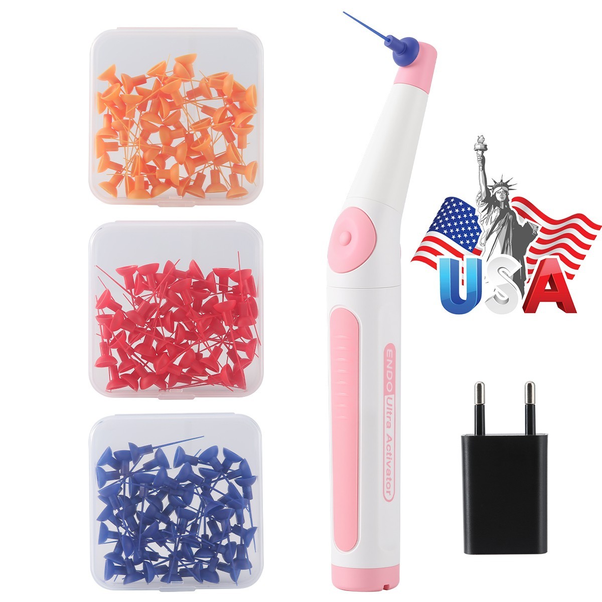 AZEDNT Dental Endo Ultrasonic Sonic Activator Root Canal Irrigator +150PCS Tips